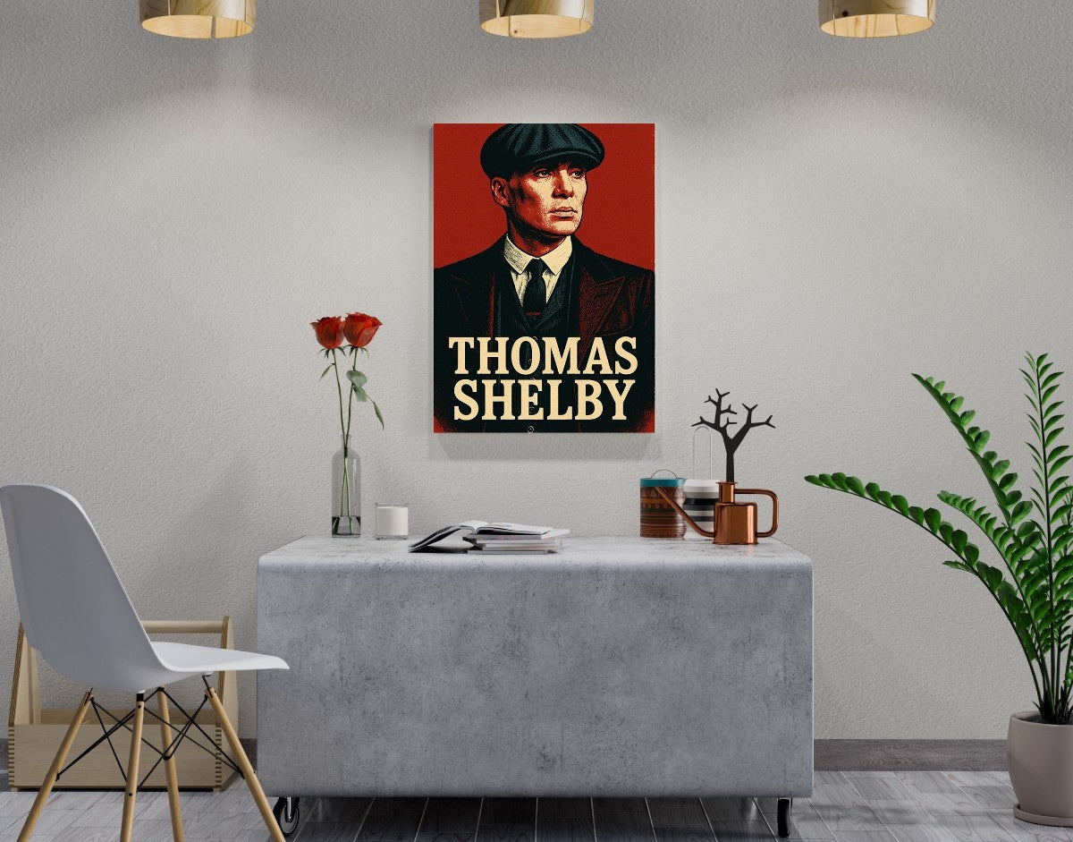 "Thomas Shelby"- Shiny & Sturdy Metallic Poster Art That Pops & Sticks