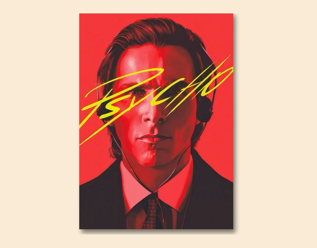 "Psycho Mode"- Shiny & Sturdy Metallic Poster Art That Pops & Sticks