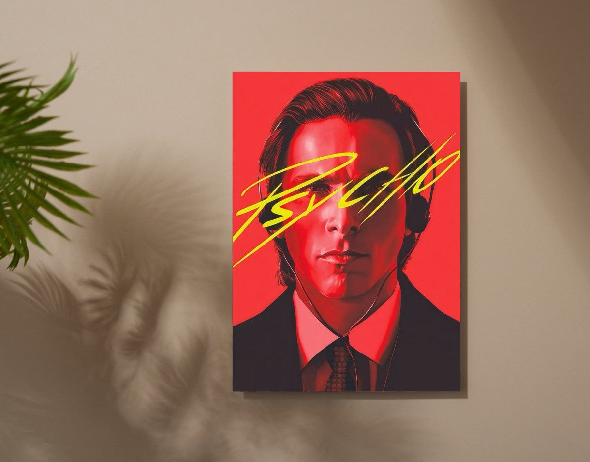 "Psycho Mode"- Shiny & Sturdy Metallic Poster Art That Pops & Sticks