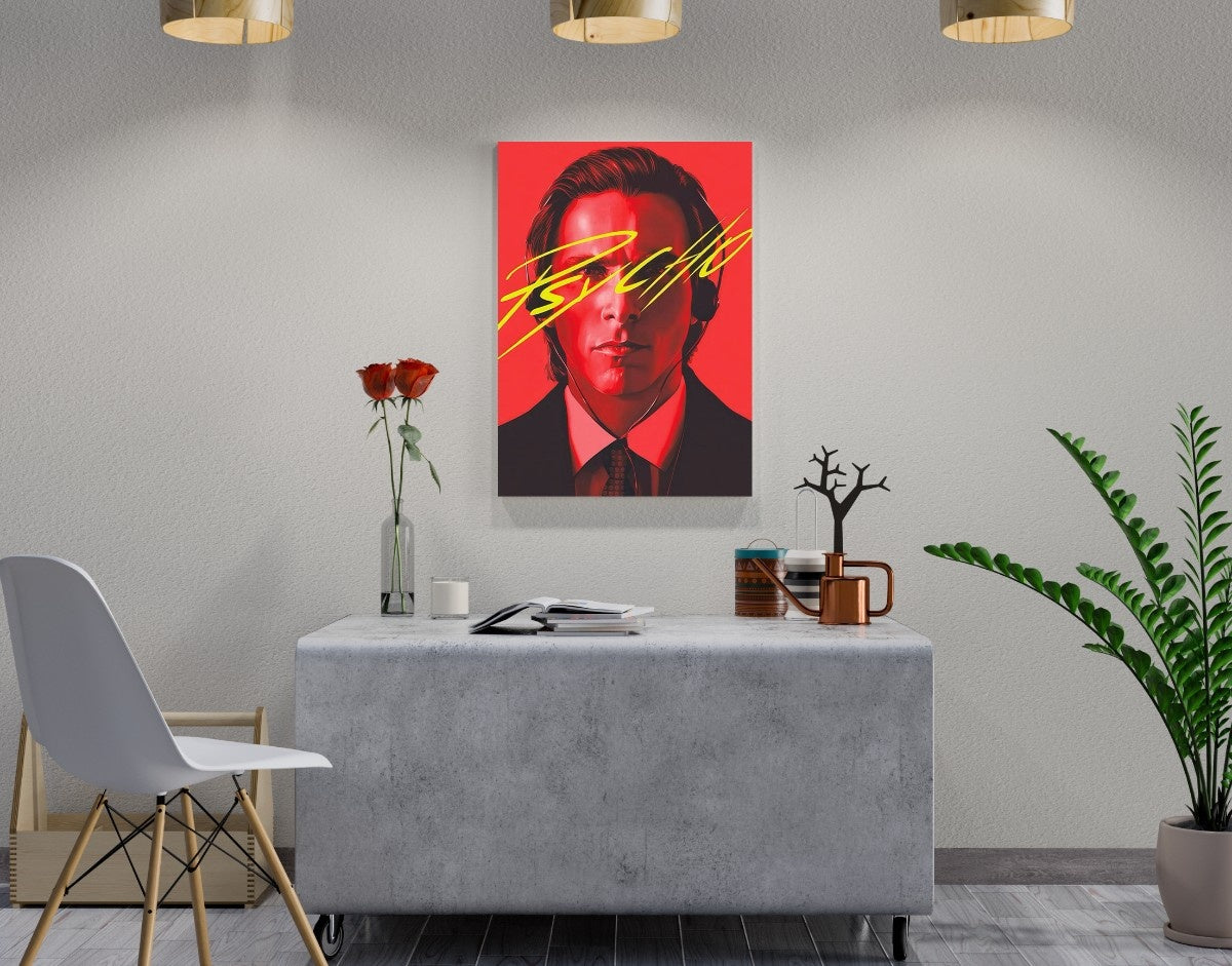 "Psycho Mode"- Shiny & Sturdy Metallic Poster Art That Pops & Sticks