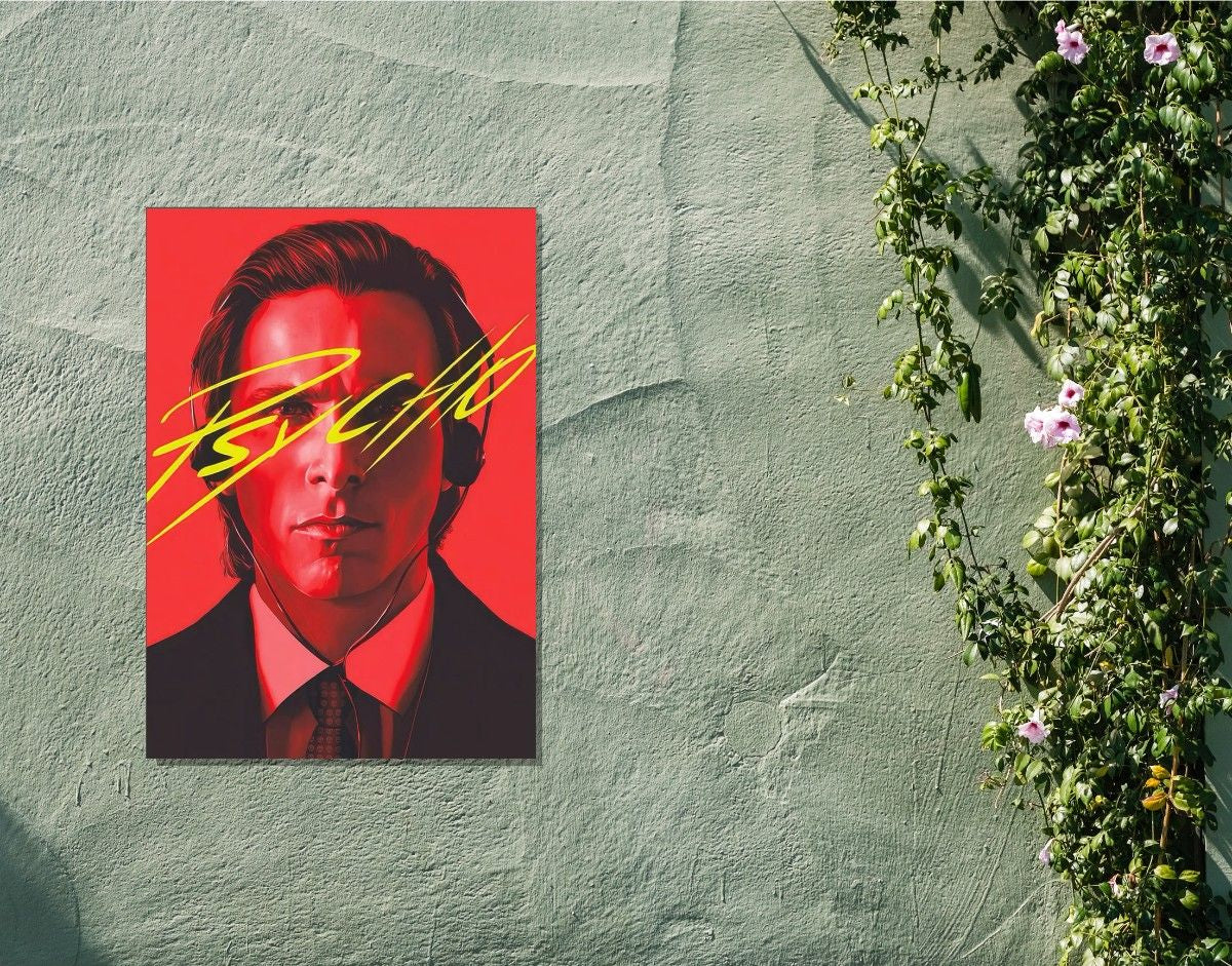 "Psycho Mode"- Shiny & Sturdy Metallic Poster Art That Pops & Sticks