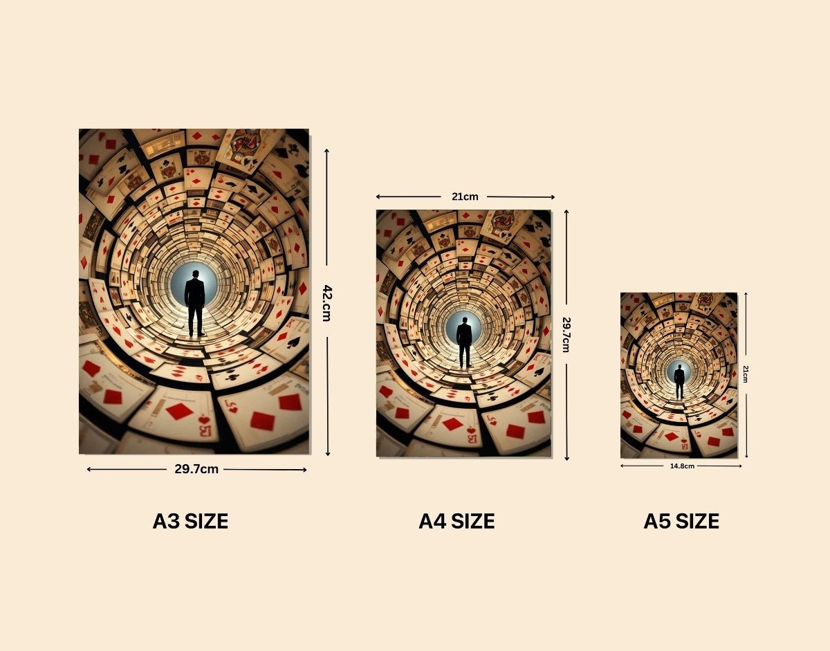 "Tunnel Vision"- Shiny & Sturdy Metallic Poster Art That Pops & Sticks