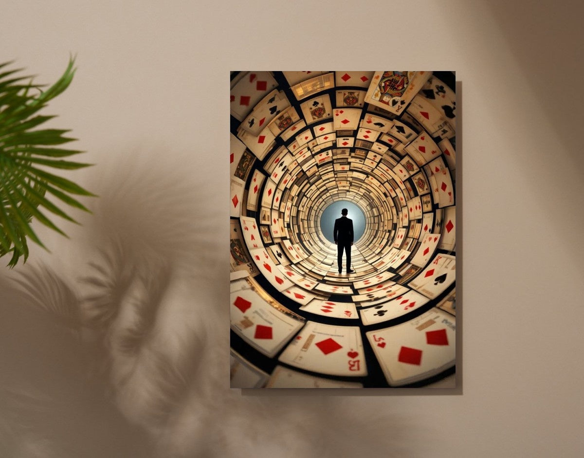"Tunnel Vision"- Shiny & Sturdy Metallic Poster Art That Pops & Sticks