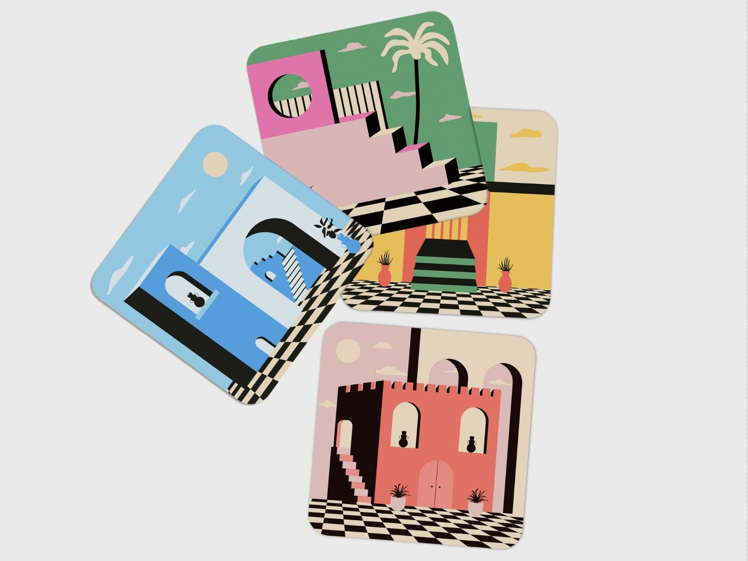 "Squid Game Theme" Coaster Set of 4