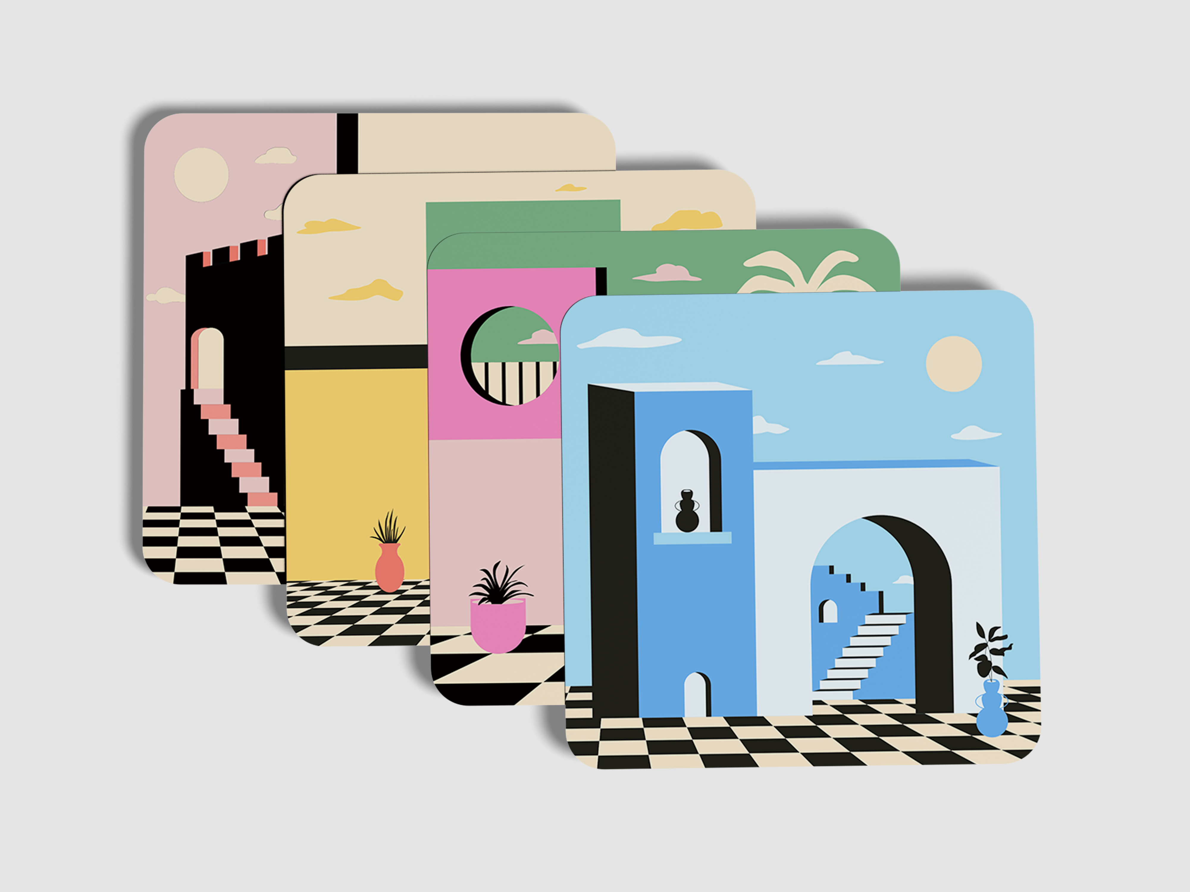 "Squid Game Theme" Coaster Set of 4