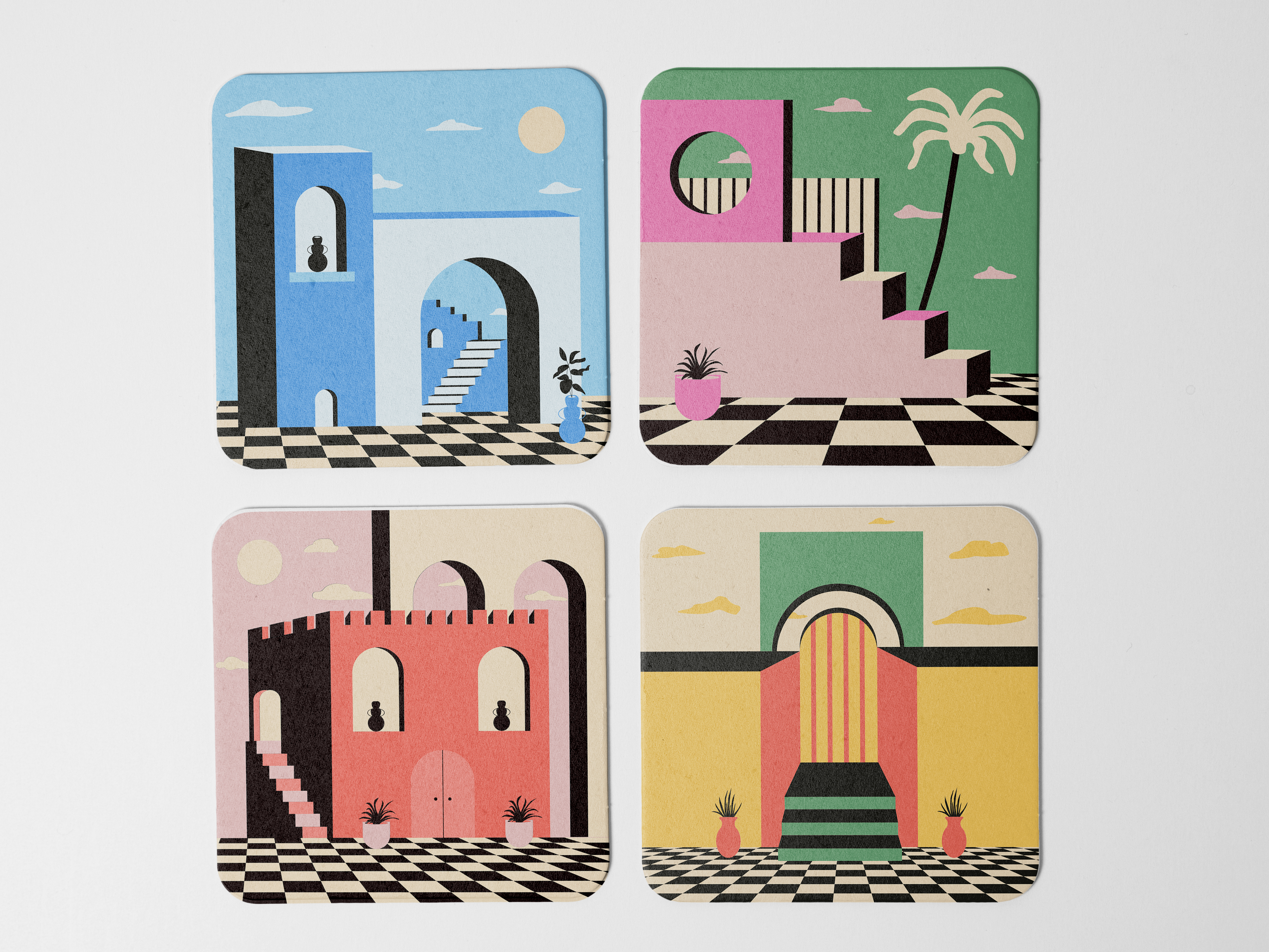 "Squid Game Theme" Coaster Set of 4