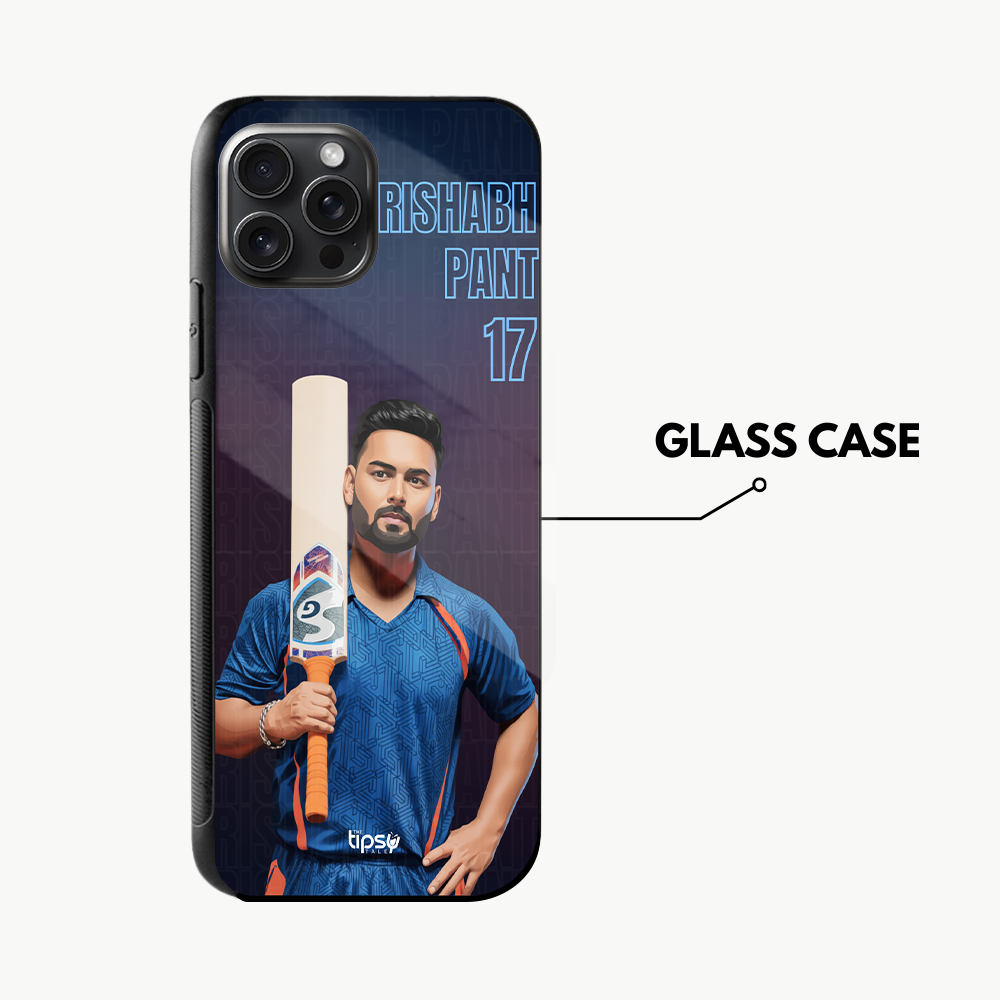 "RISHABH PANT: CRICKET FANDOM" -Mobile Covers Shock Resistant, Slim & Stylish Cases
