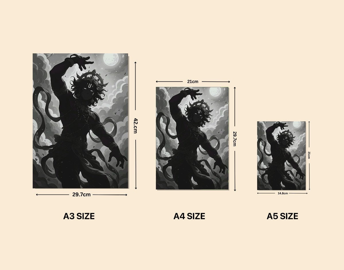 "Shadow Serpent"- Shiny & Sturdy Metallic Poster Art That Pops & Sticks