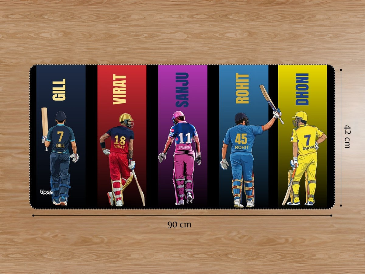 "CRICKET LEGENDS - CRICKET FANDOM" Gaming Mousepad Elevate Your Gaming Experience