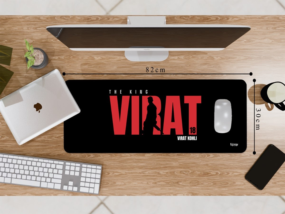 "VIRAT KOHLI 18 - CRICKET FANDOM" Gaming Mousepad Elevate Your Gaming Experience