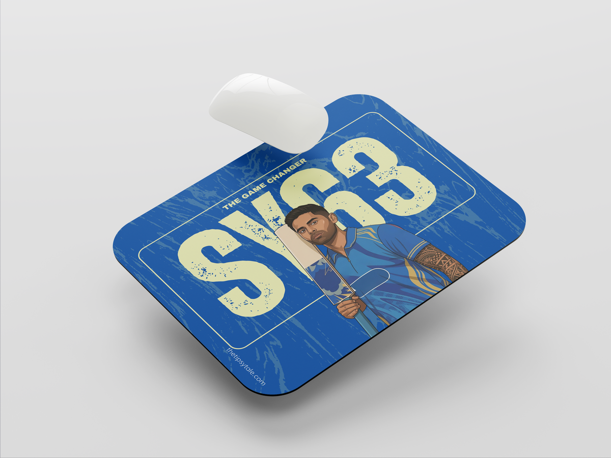 " SY63 - CRICKET FANDOM" Mousepad Enhance Your Workspace with Style