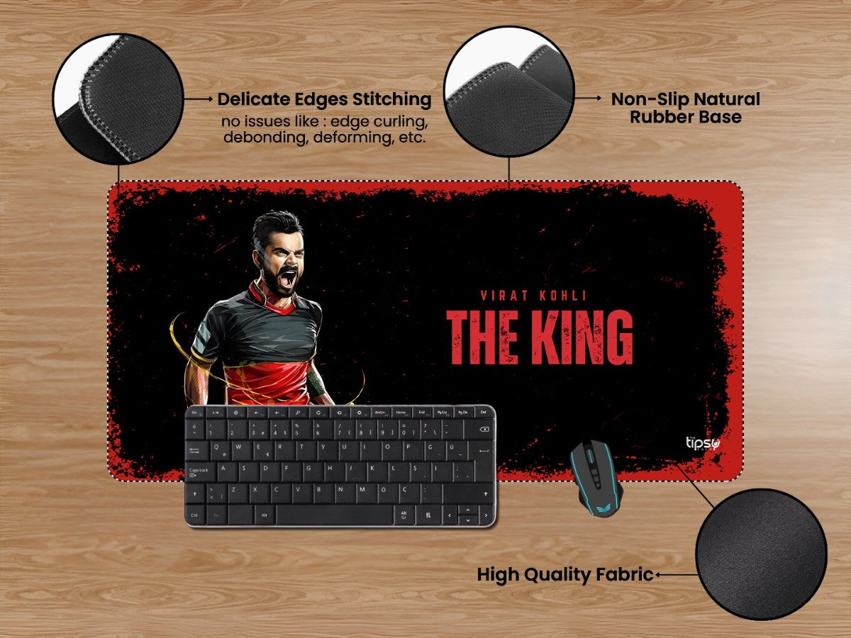 " VIRAT KOHLI - CRICKET FANDOM" Gaming Mousepad Elevate Your Gaming Experience