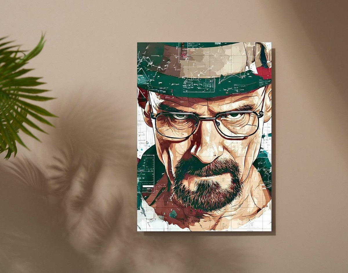 " Breaking Bad Vibes"- Shiny & Sturdy Metallic Poster Art That Pops & Sticks