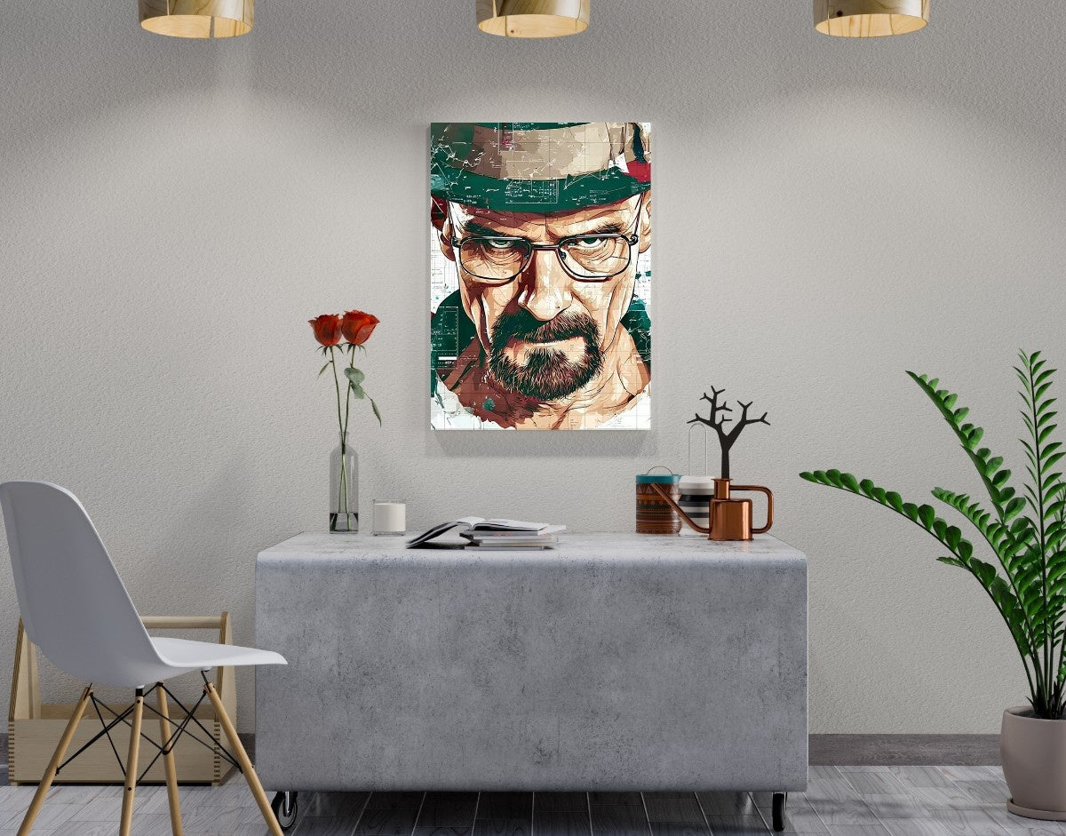 " Breaking Bad Vibes"- Shiny & Sturdy Metallic Poster Art That Pops & Sticks