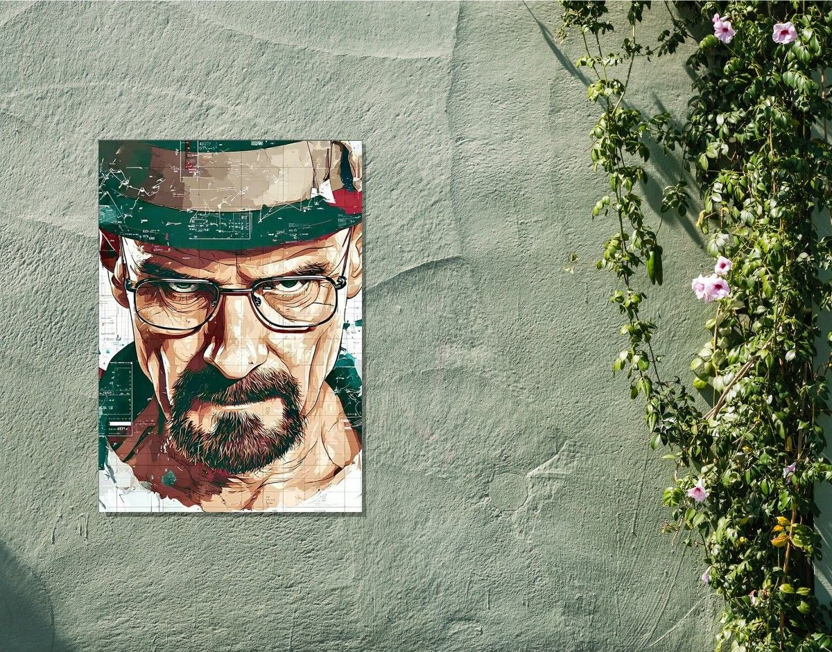 " Breaking Bad Vibes"- Shiny & Sturdy Metallic Poster Art That Pops & Sticks