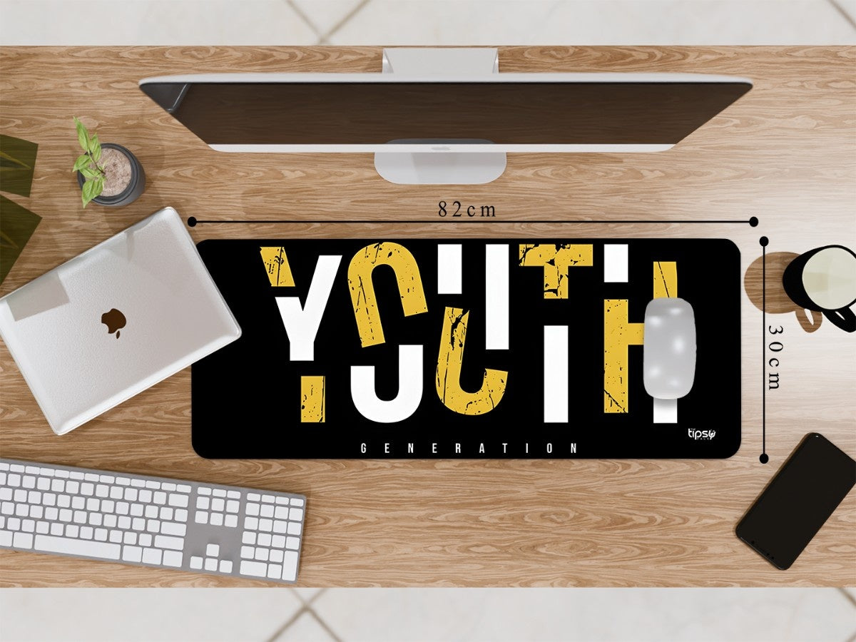 "YOUTH GENERATION" Gaming Mousepad Elevate Your Gaming Experience
