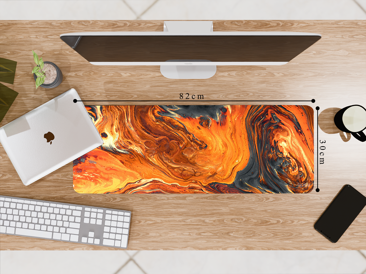 "Lava Pattern" Gaming Mousepad Elevate Your Gaming Experience