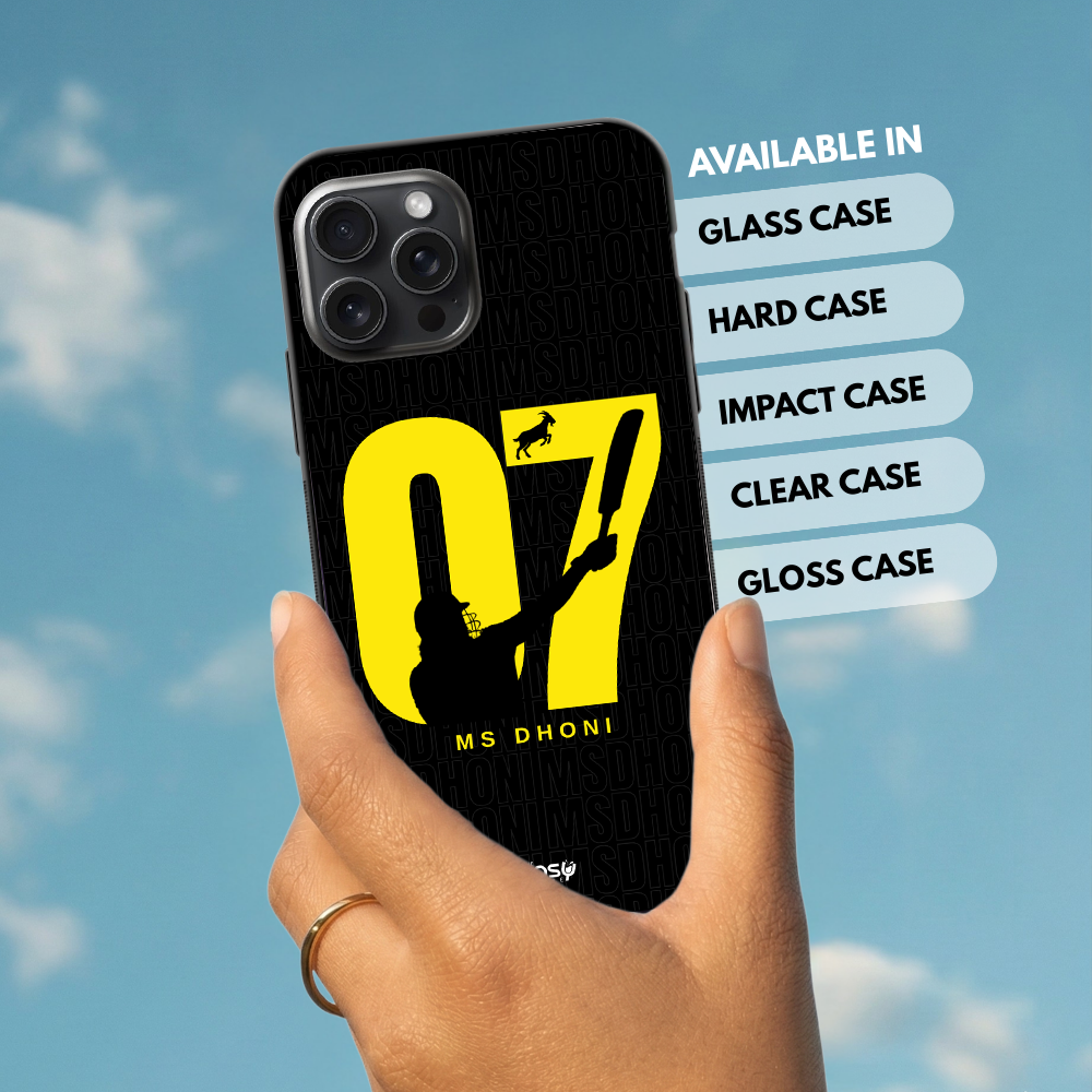 "GOAT 07 MS DHONI" -Mobile Covers Shock Resistant, Slim & Stylish Cases