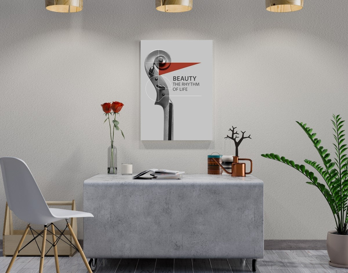 "Beauty of Life"- Shiny & Sturdy Metallic Poster Art That Pops & Sticks