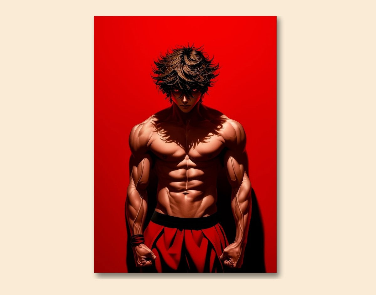 "Fighter Spirit"- Shiny & Sturdy Metallic Poster Art That Pops & Sticks