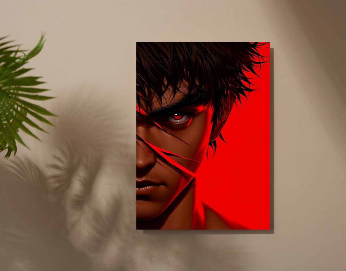 "Red Rage"- Shiny & Sturdy Metallic Poster Art That Pops & Sticks