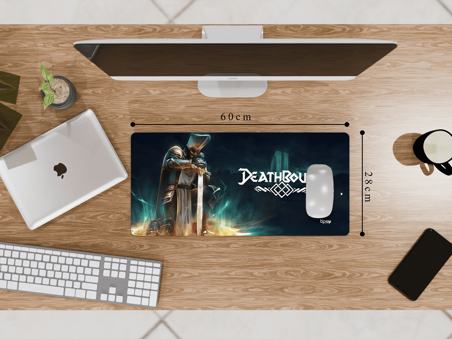 "DEATHBOUND" Gaming Mousepad Elevate Your Gaming Experience