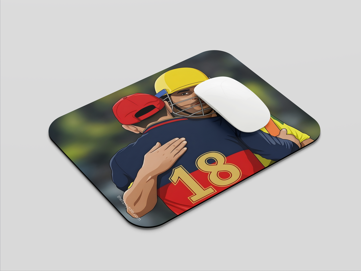 "KING & THALA - CRICKET FANDOM" Mousepad Enhance Your Workspace with Style