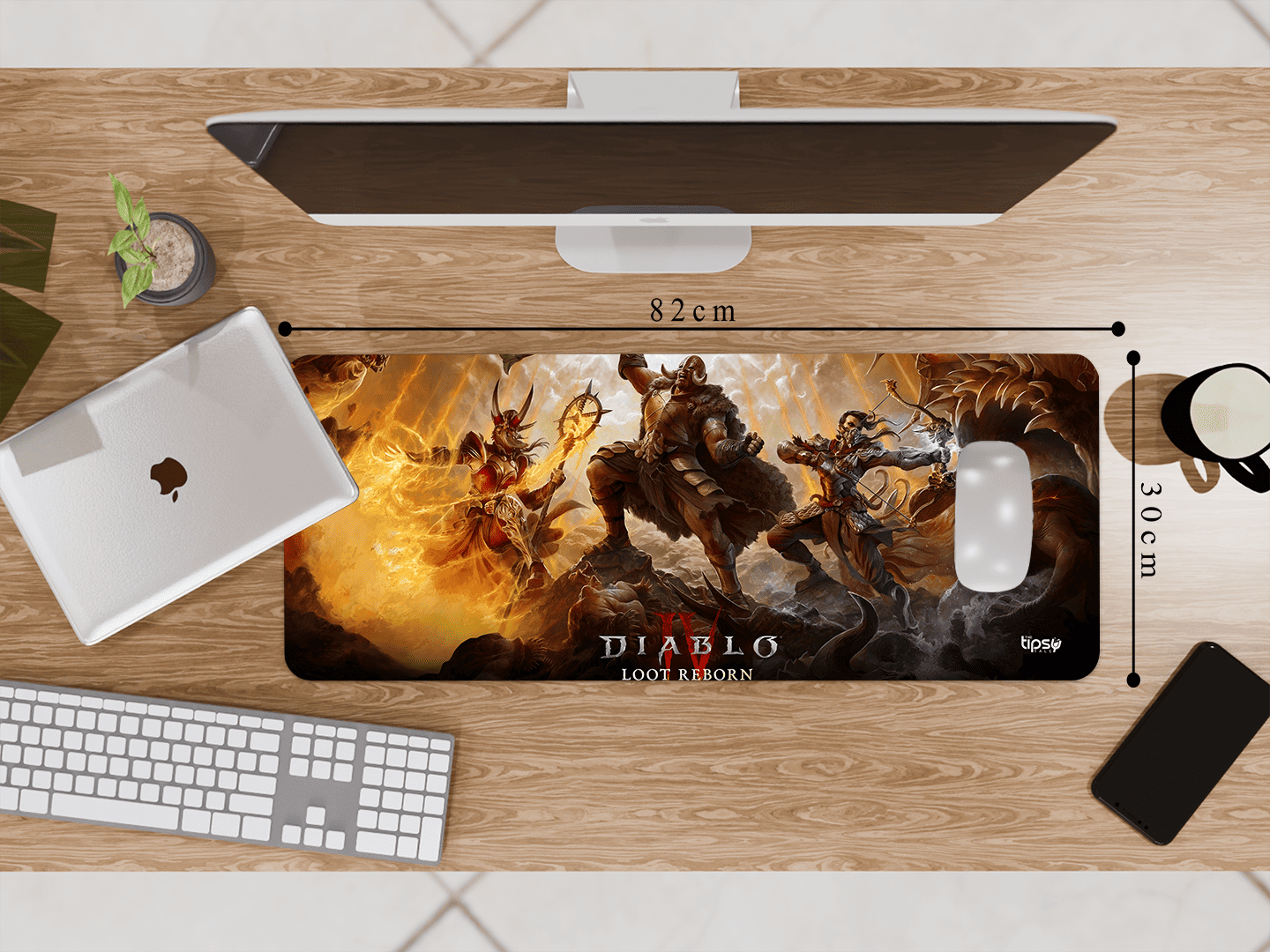 "DIABLO LOOT REBORN" Gaming Mousepad Elevate Your Gaming Experience