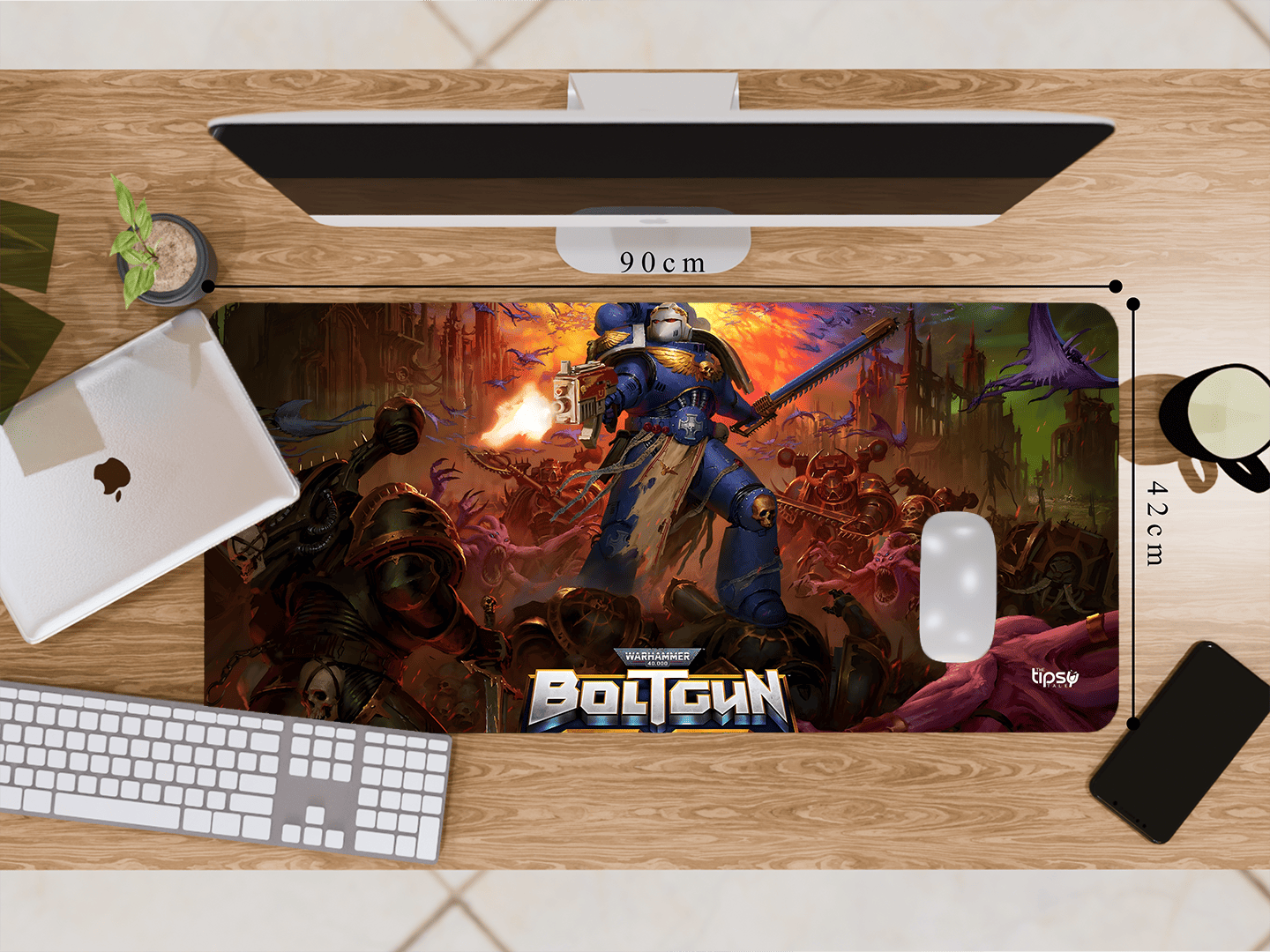 "WARHAMMER BOLTGUN" Gaming Mousepad Elevate Your Gaming Experience