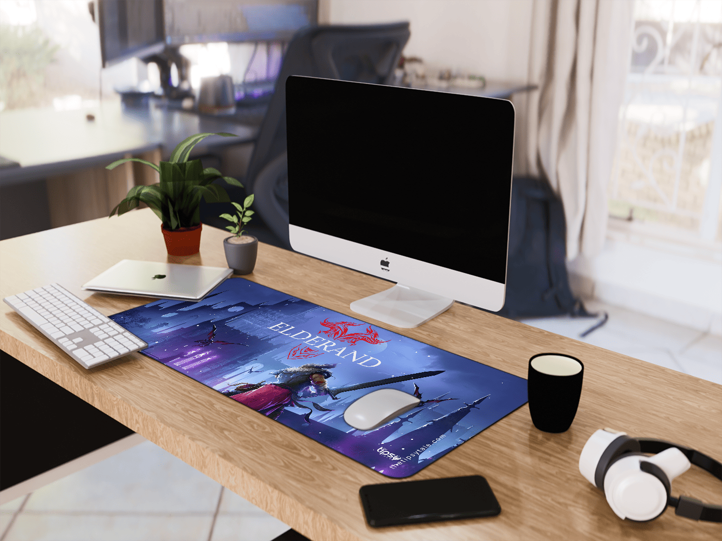 "BLACKSMITH ELDERAND " Gaming Mousepad Elevate Your Gaming Experience