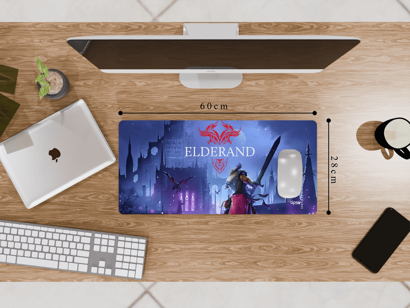 "BLACKSMITH ELDERAND " Gaming Mousepad Elevate Your Gaming Experience