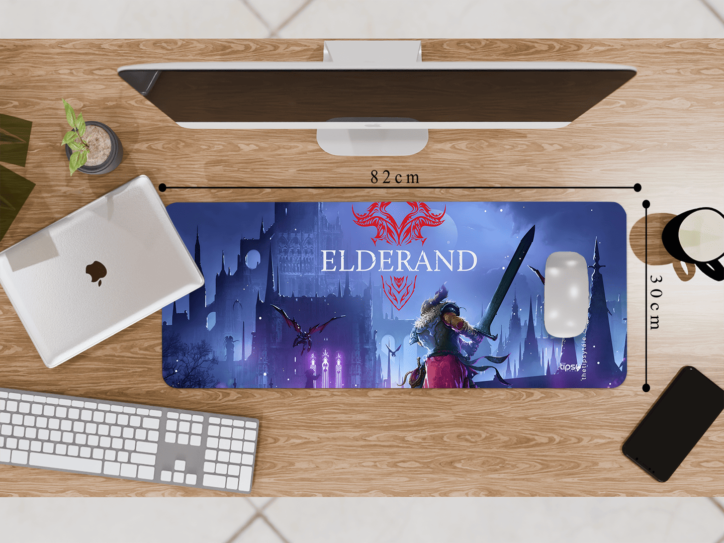 "BLACKSMITH ELDERAND " Gaming Mousepad Elevate Your Gaming Experience