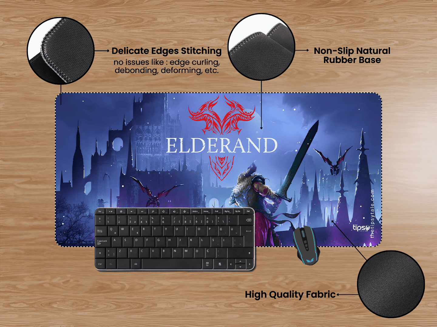 "BLACKSMITH ELDERAND " Gaming Mousepad Elevate Your Gaming Experience