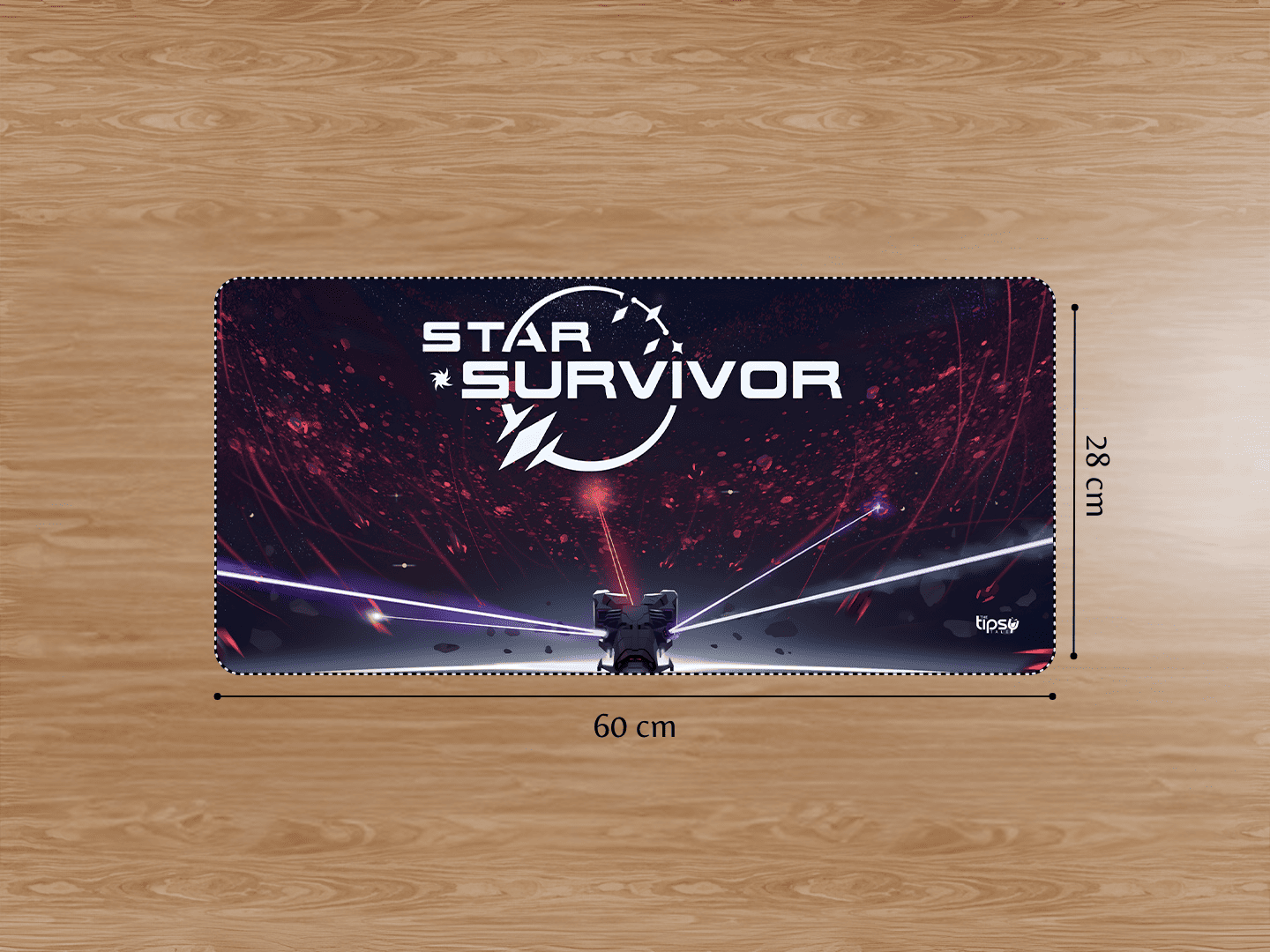 "STAR SURVIVOR" Gaming Mousepad Elevate Your Gaming Experience