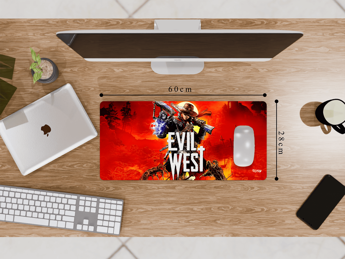 "EVIL WEST" Gaming Mousepad Elevate Your Gaming Experience