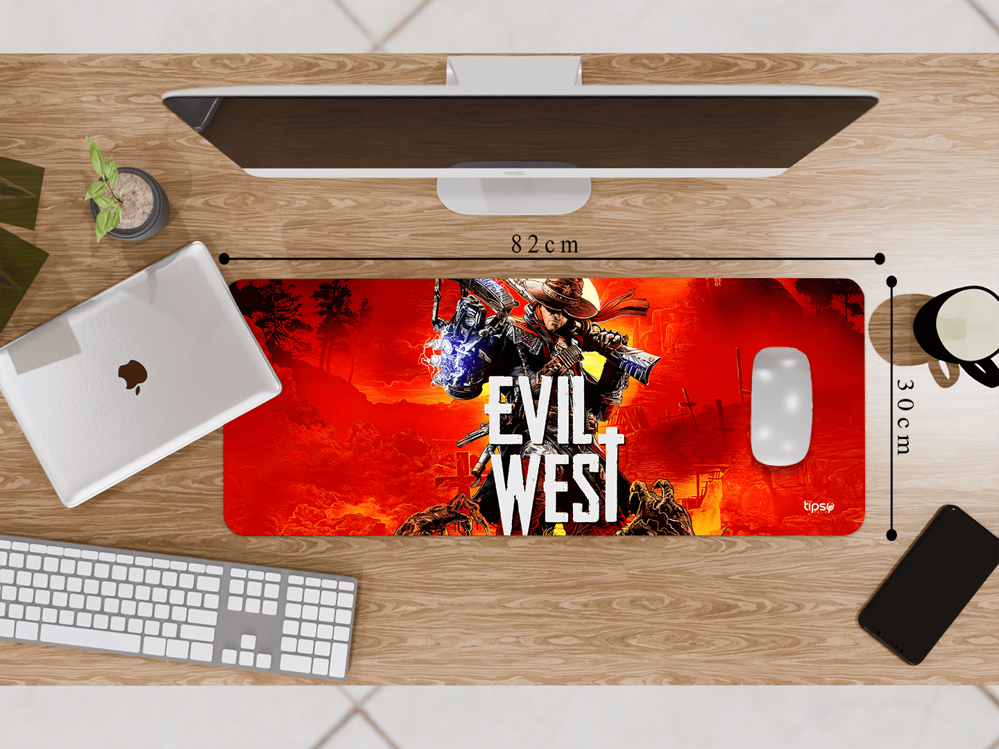 "EVIL WEST" Gaming Mousepad Elevate Your Gaming Experience
