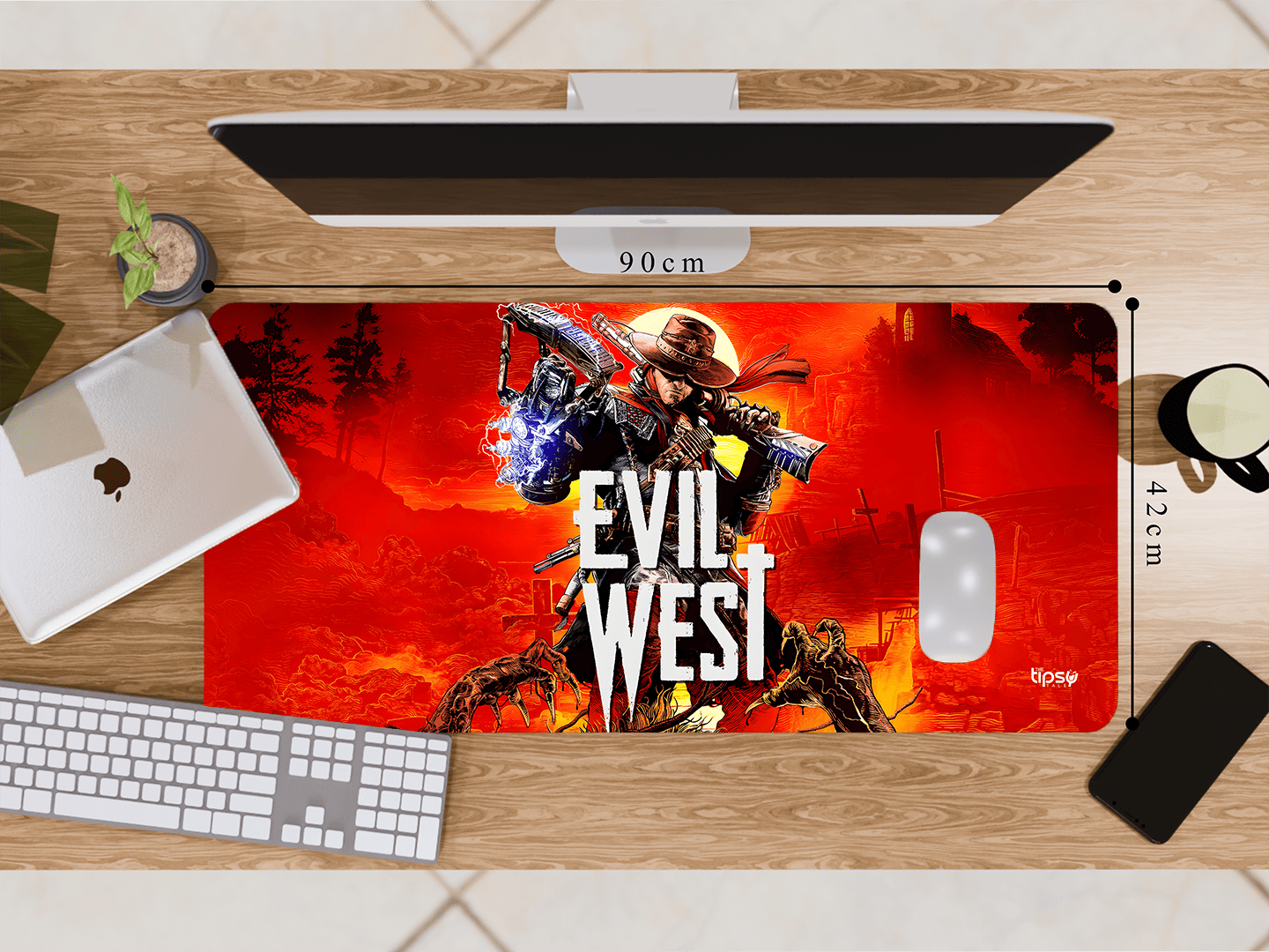 "EVIL WEST" Gaming Mousepad Elevate Your Gaming Experience
