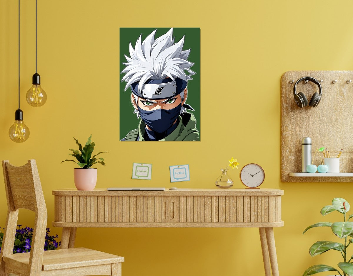 "Kakashi Mode"- Shiny & Sturdy Metallic Poster Art That Pops & Sticks