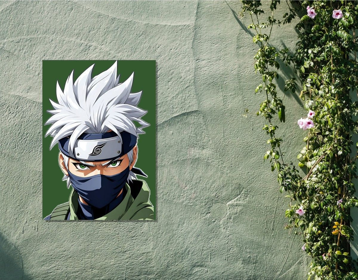 "Kakashi Mode"- Shiny & Sturdy Metallic Poster Art That Pops & Sticks