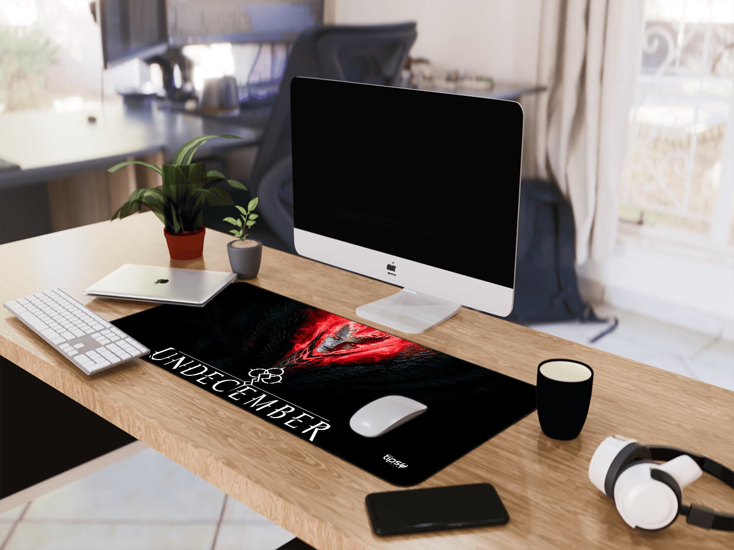"EVIL GOD SERPENS UNDECEMBER" Gaming Mousepad Elevate Your Gaming Experience