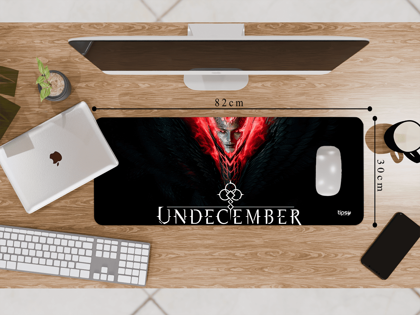 "EVIL GOD SERPENS UNDECEMBER" Gaming Mousepad Elevate Your Gaming Experience