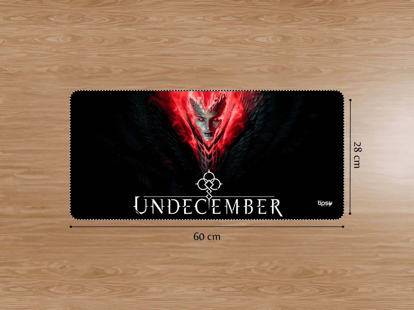 "EVIL GOD SERPENS UNDECEMBER" Gaming Mousepad Elevate Your Gaming Experience