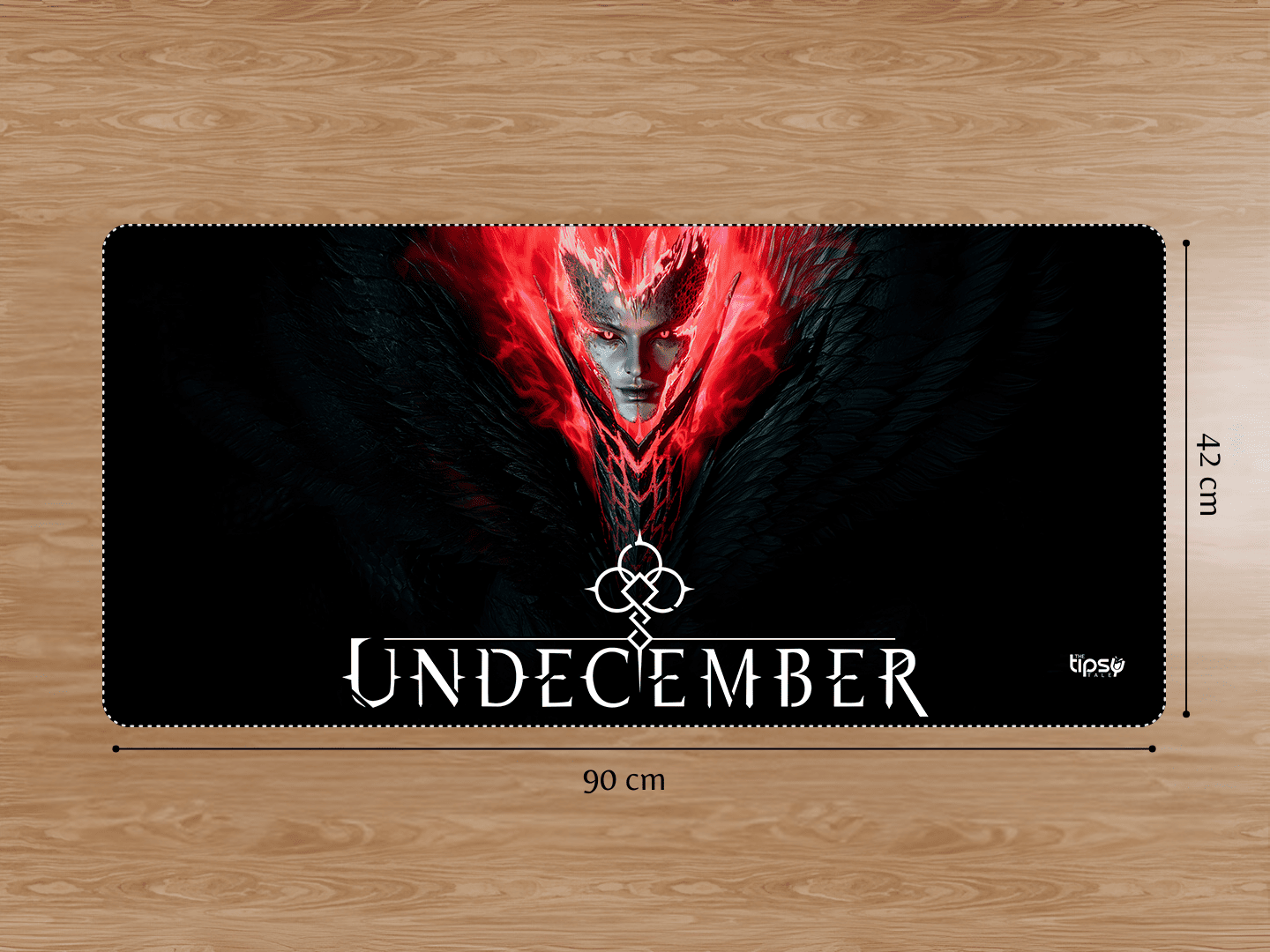 "EVIL GOD SERPENS UNDECEMBER" Gaming Mousepad Elevate Your Gaming Experience