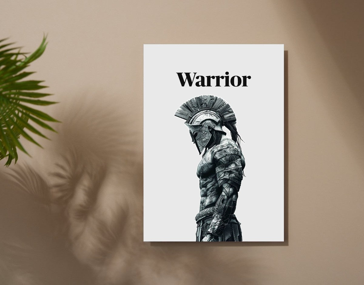 "Warrior’s Pride"- Shiny & Sturdy Metallic Poster Art That Pops & Sticks