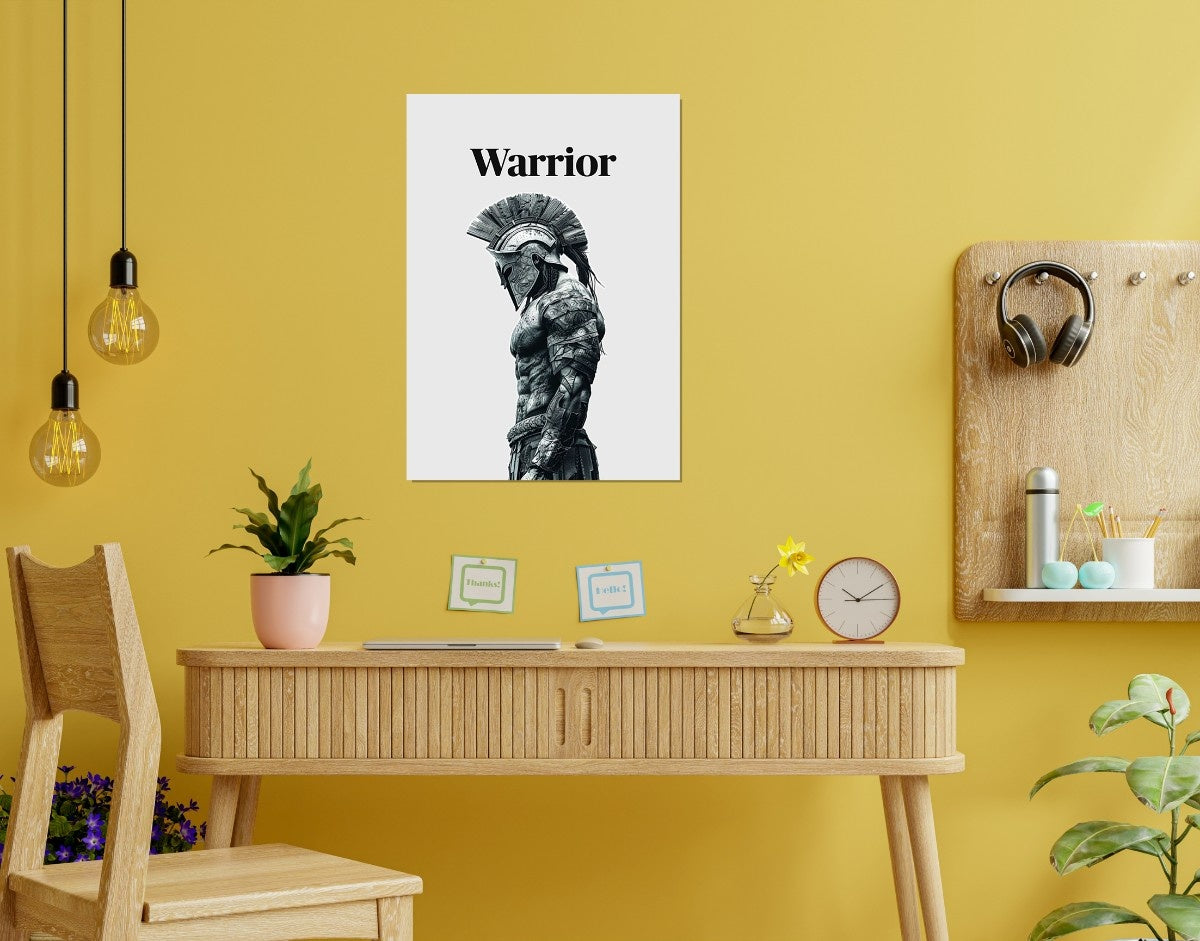 "Warrior’s Pride"- Shiny & Sturdy Metallic Poster Art That Pops & Sticks