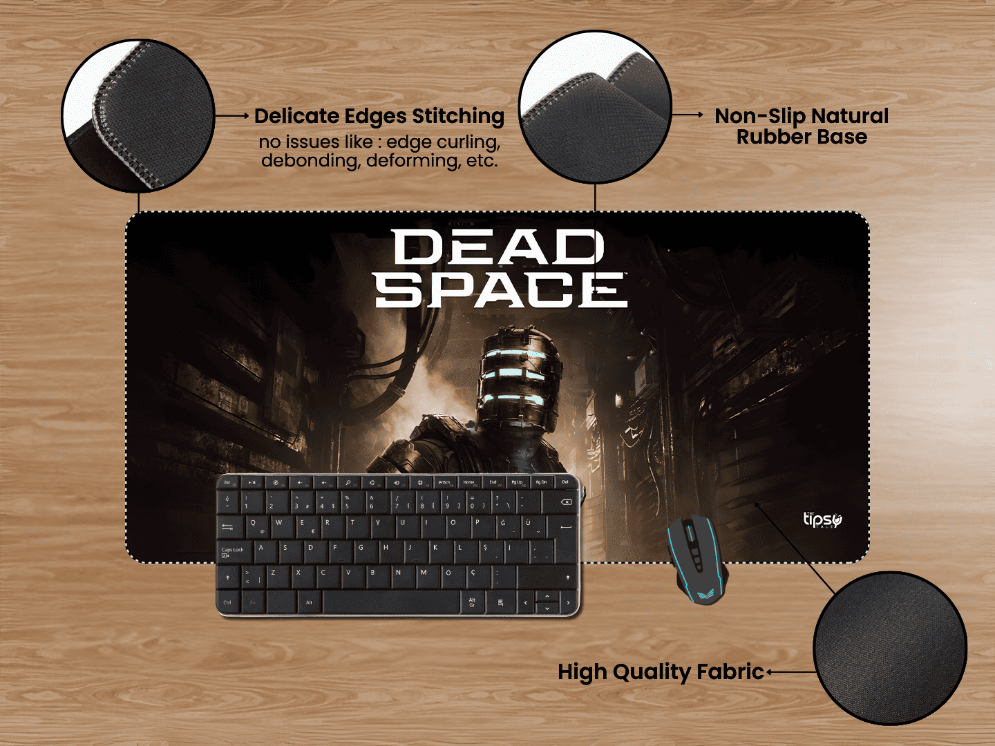 "NICOLE BRENNAN ISAAC DEAD SPACE" Gaming Mousepad Elevate Your Gaming Experience