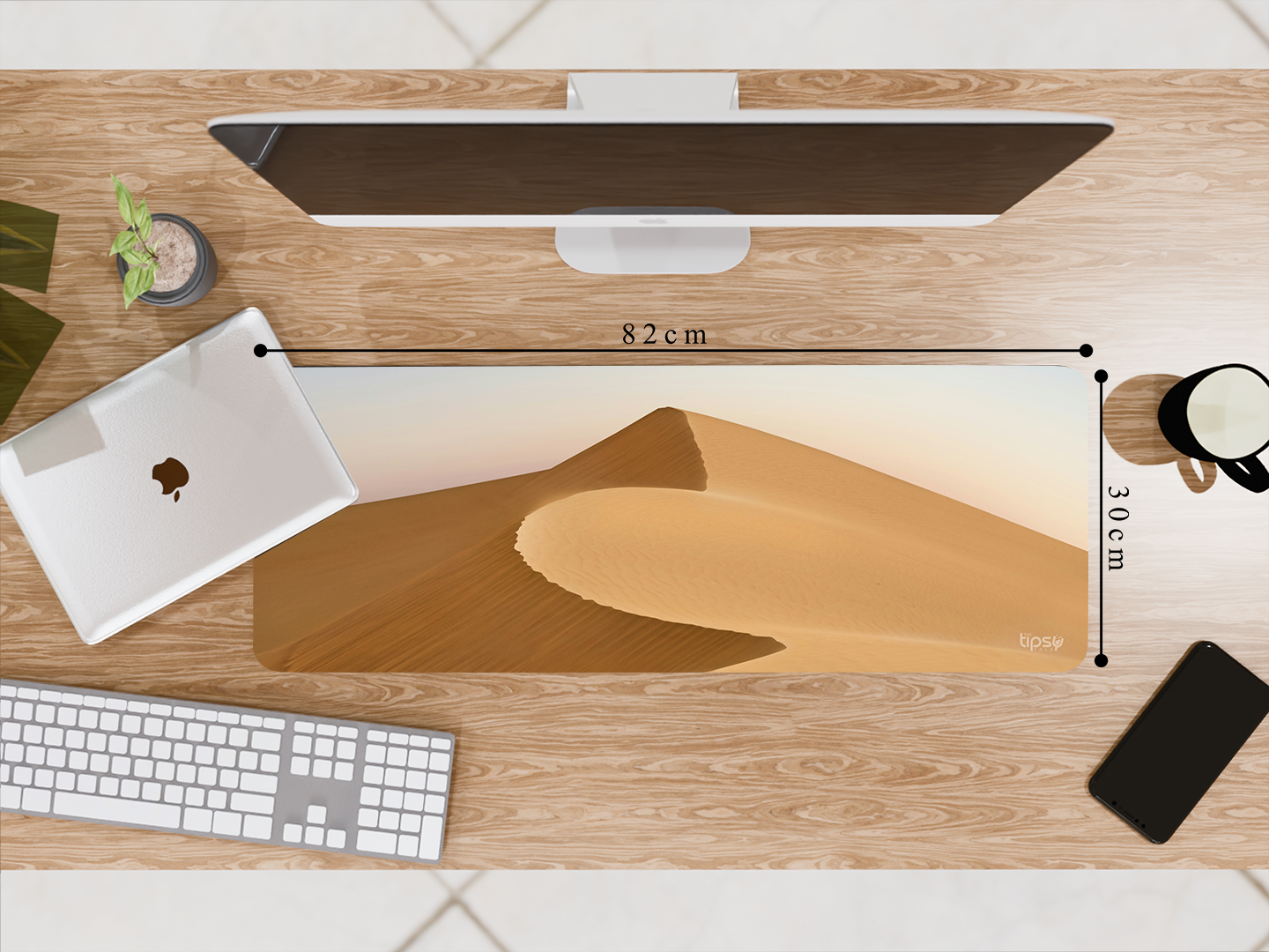 "Abstract Sand Pattern" Gaming Mousepad Elevate Your Gaming Experience