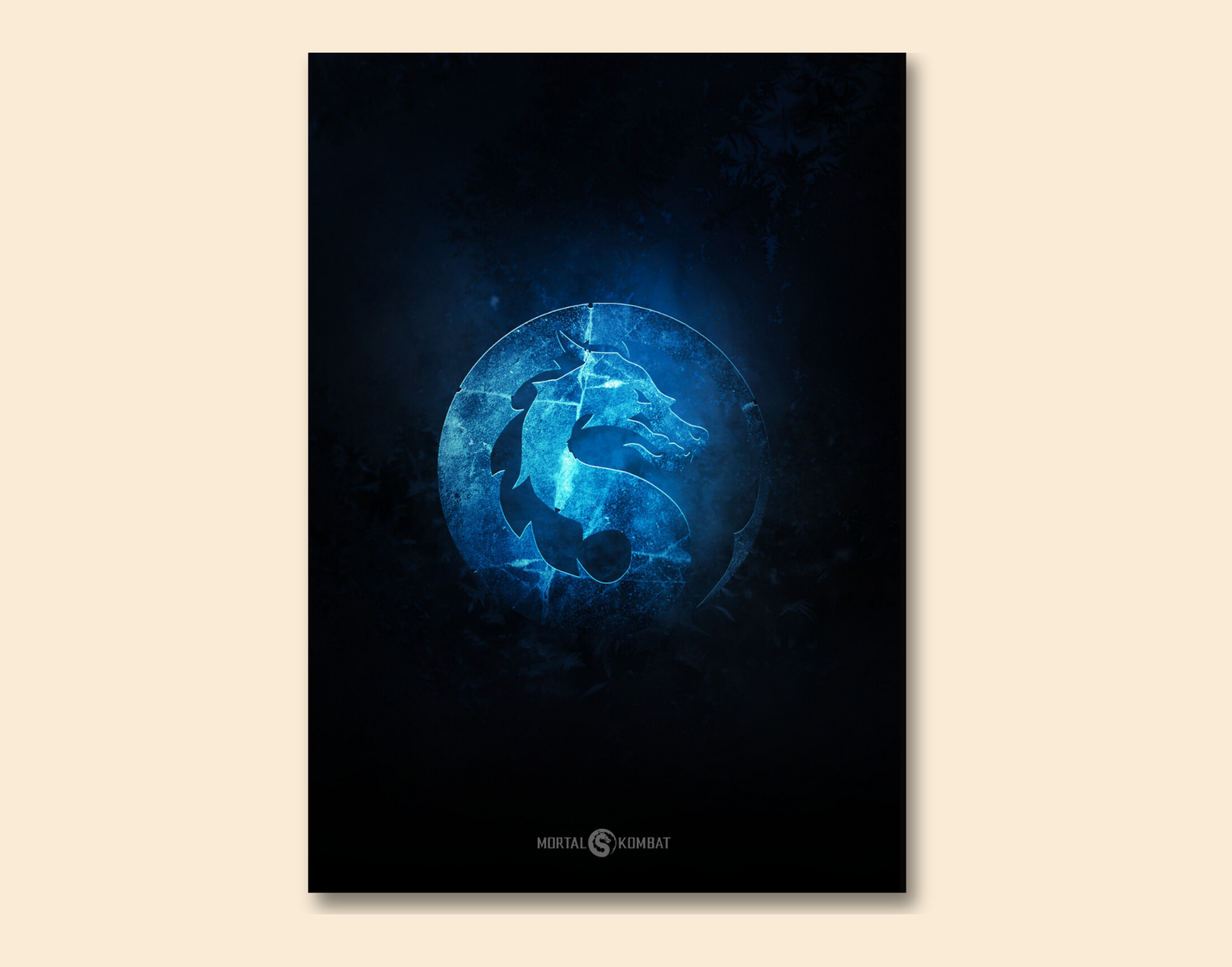 "MORTAL KOMBAT, COBRA"- Shiny & Sturdy Metallic Poster Art That Pops & Sticks (Literally!)
