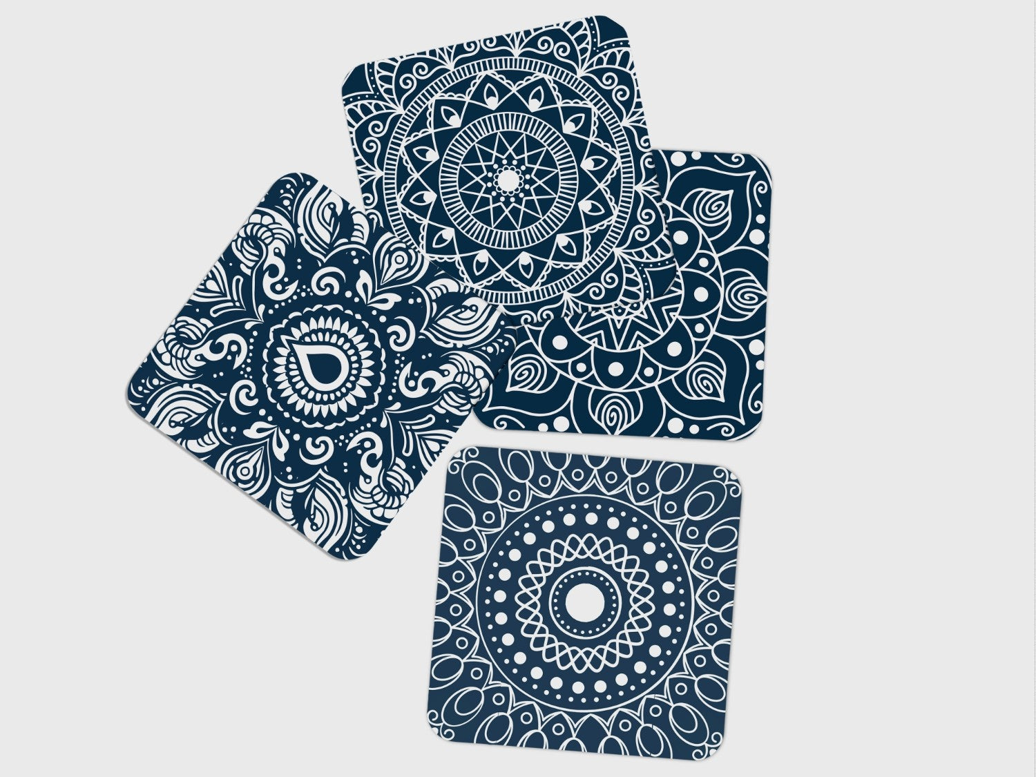 "Rangoli Theme" Coaster Set of 4