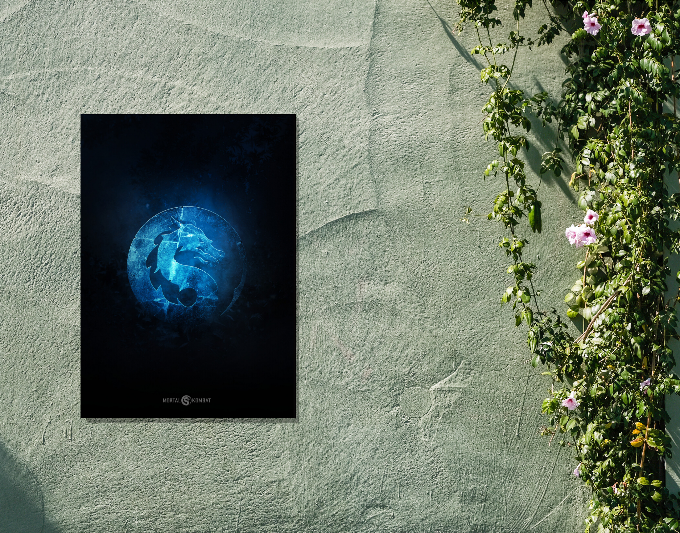 "MORTAL KOMBAT, COBRA"- Shiny & Sturdy Metallic Poster Art That Pops & Sticks (Literally!)